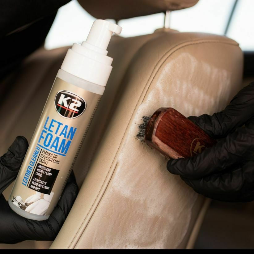 K2 Letan Foam – Αφρός Καθαρισμού για Δερμάτινες Επιφάνειες (200ml)