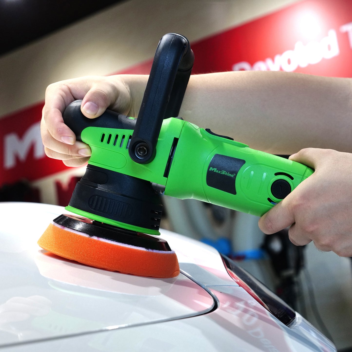 Αλοιφαδόρος έκκεντρος Μ8S V2 Green Pro MAXSHINE