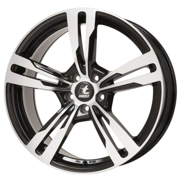 Ζάντα Αλουμινίου ITWHEELS Anna 8x18 5x120 ET35 – Gloss Μαύρη Γυαλιστερή