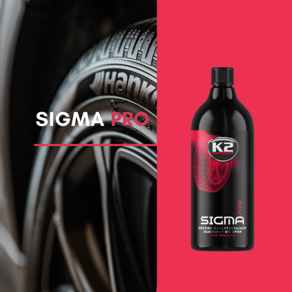 K2 PRO SIGMA – Κερί Ελαστικών (1L)