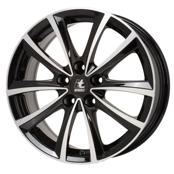 Ζάντα Αλουμινίου ITWHEELS Elena 6.5x16 5x112 ET46 – Gloss Μαύρη Γυαλιστερή