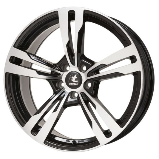 Ζάντα Αλουμινίου ITWHEELS Anna 8x18 5x120 ET35 – Gloss Μαύρη Γυαλιστερή