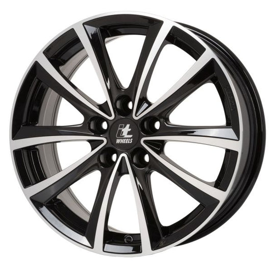 Ζάντα Αλουμινίου ITWHEELS Elena 6.5x16 5x112 ET46 – Gloss Μαύρη Γυαλιστερή